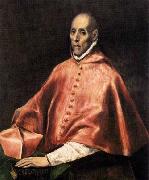 GRECO, El Portrait of Cardinal Tavera Sweden oil painting artist